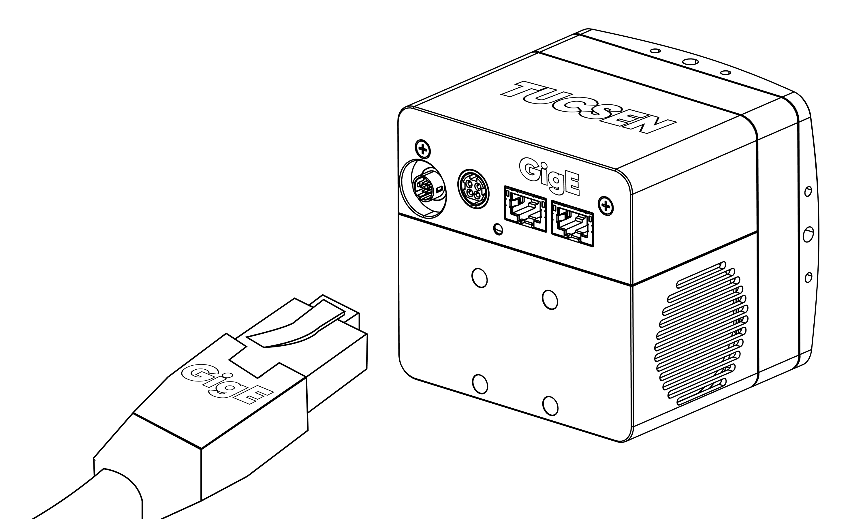 简单、高速的GIGE接口